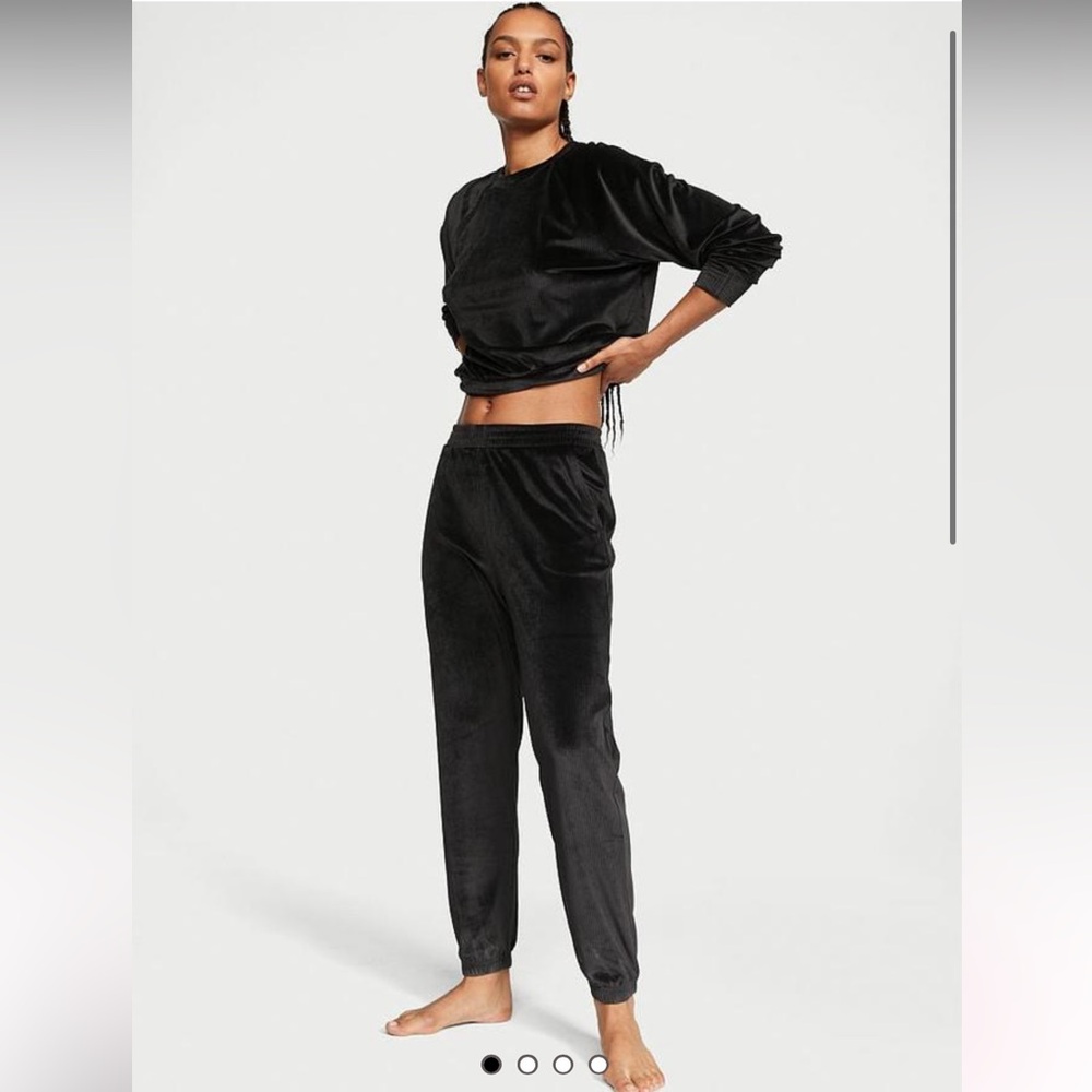 VICTORIA'S SECRET Velour Ribbed Lounge Pants XS